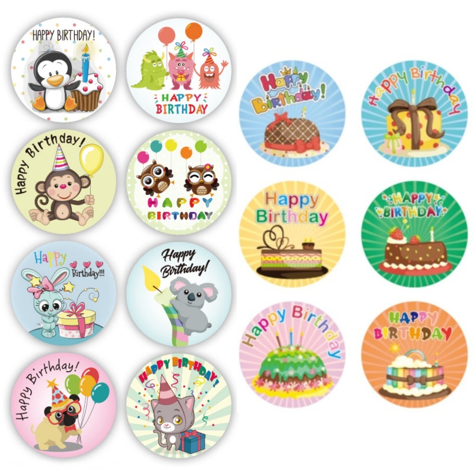 Amazon.co.jp: Copeflap 誕生日 シール 誕生日おめでとう 1000枚